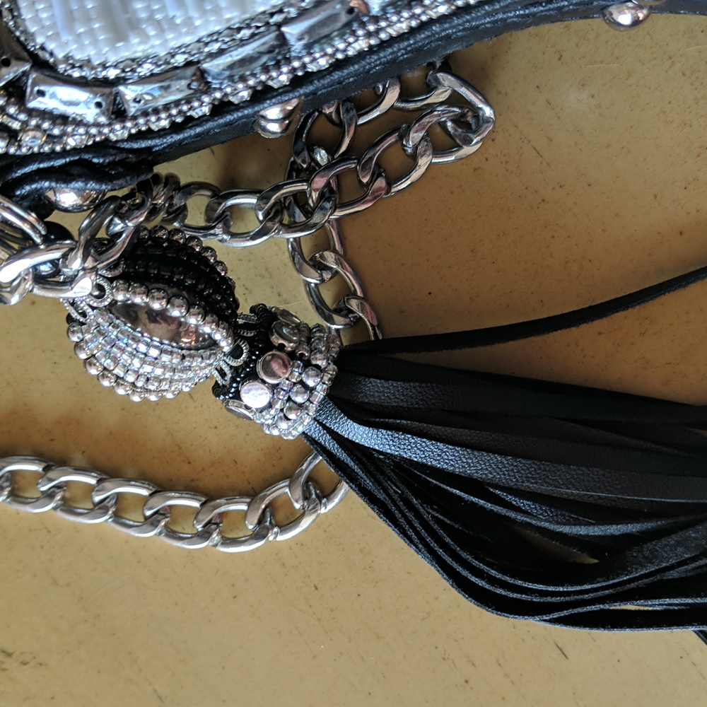 Hard Rock Mary Frances Leather Cross Body Guitar Bag 🎉HP🎉 - Picture 4 of 12